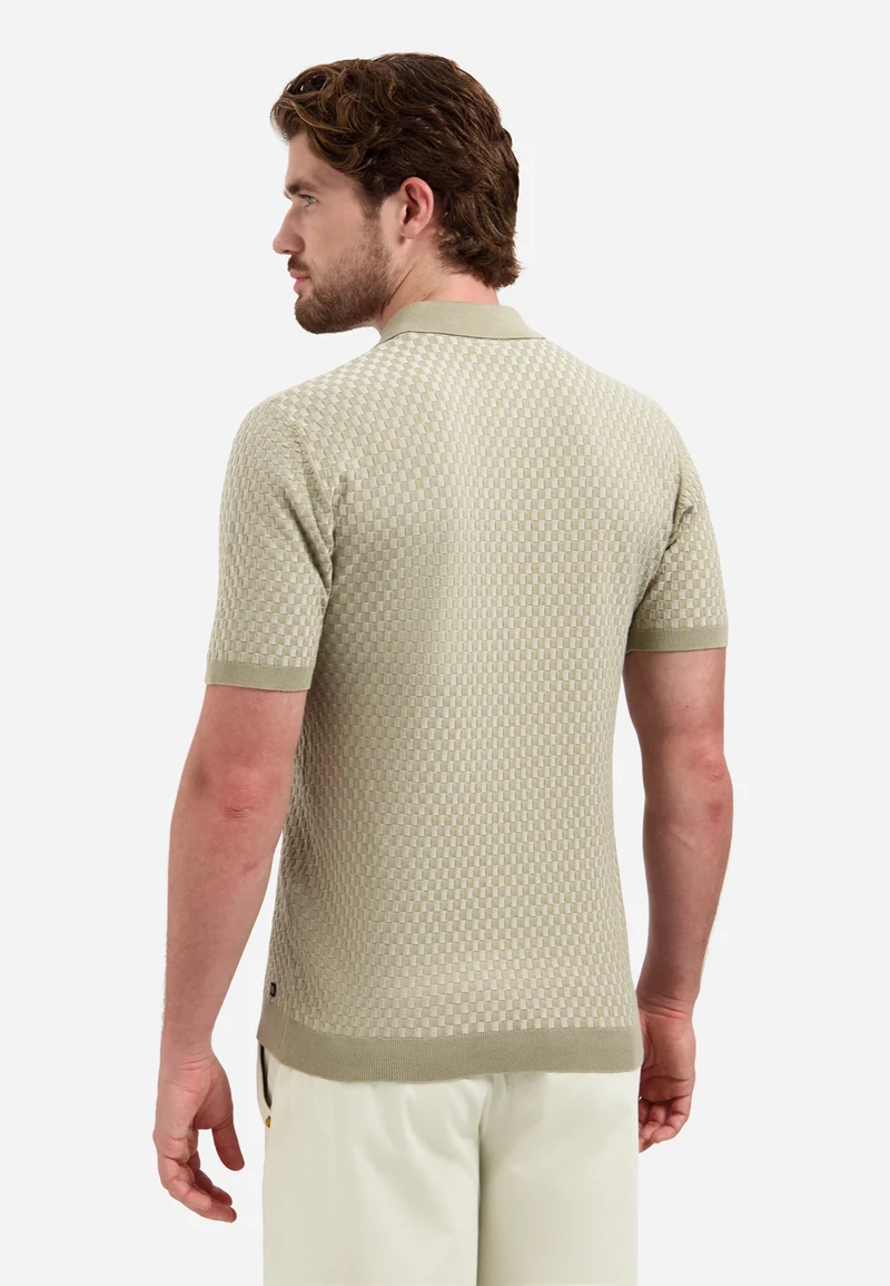 Pullover Short Sleeve Polo, Taupe