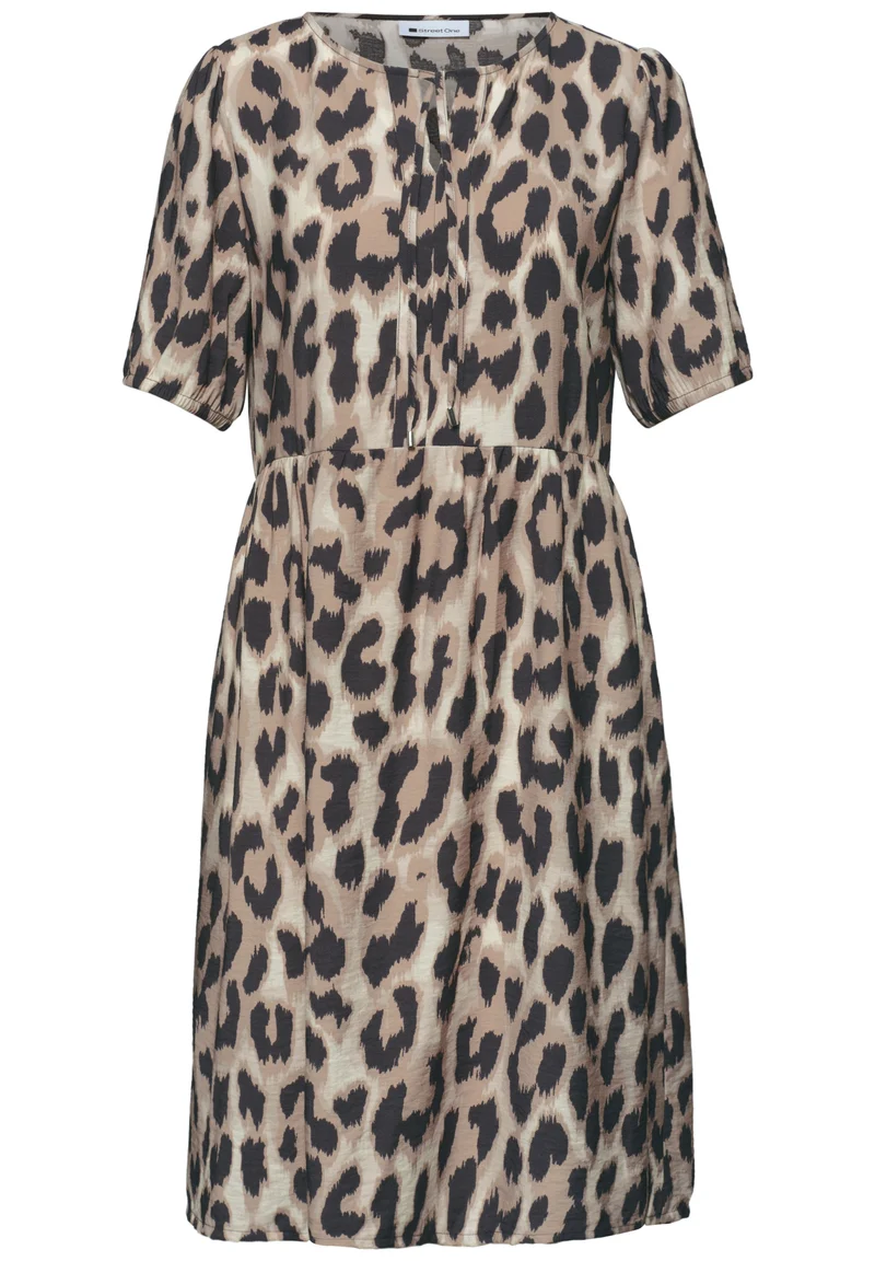 LTD QR Tunic Dress_AOP, timeless beige
