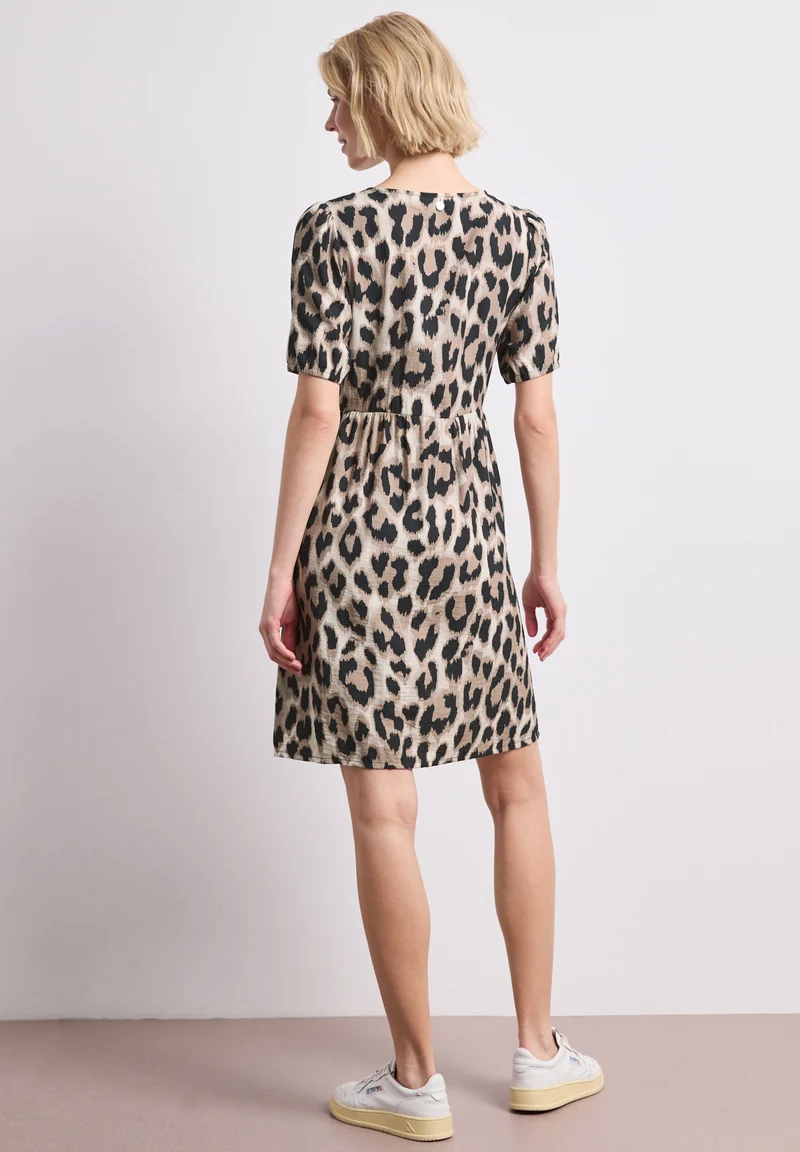 LTD QR Tunic Dress_AOP, timeless beige
