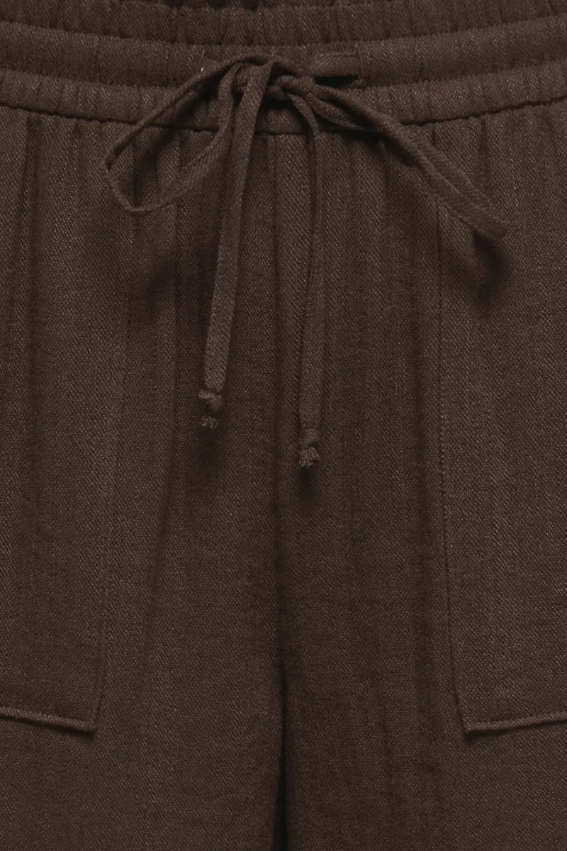 JDYMILLE MW SHORTS WVN NOOS, Chicory Coffee