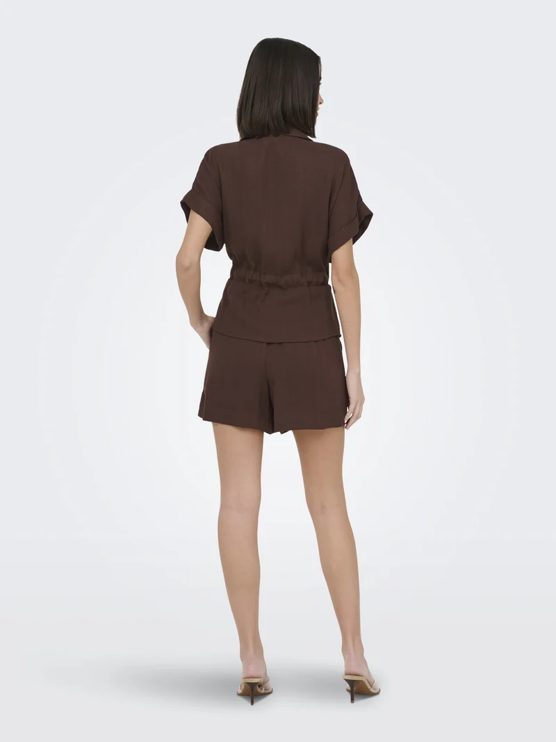 JDYMILLE MW SHORTS WVN NOOS, Chicory Coffee
