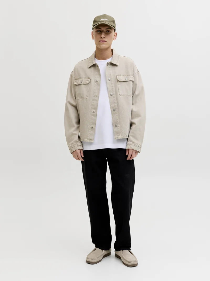 JJEBARRON TEE SS O-NECK NOOS, White