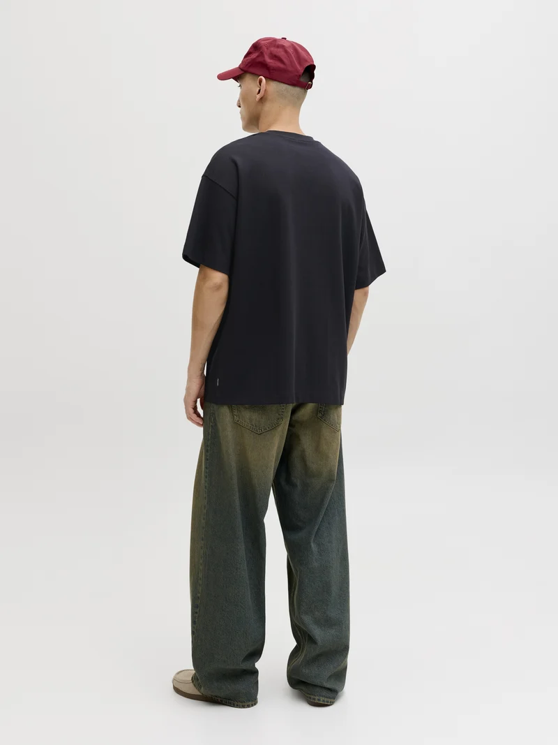 JJEBARRON TEE SS O-NECK NOOS, Black