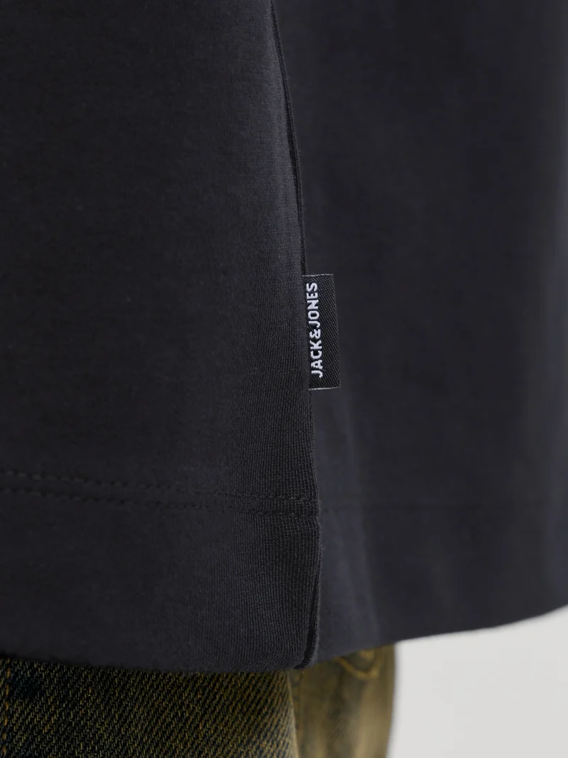 JJEBARRON TEE SS O-NECK NOOS, Black