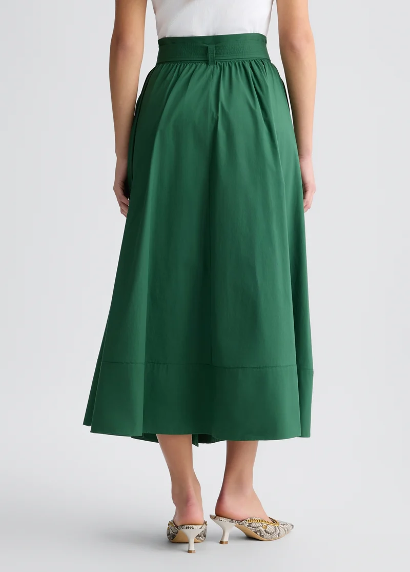 Green Midi Skirt