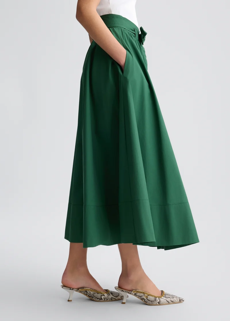 Green Midi Skirt