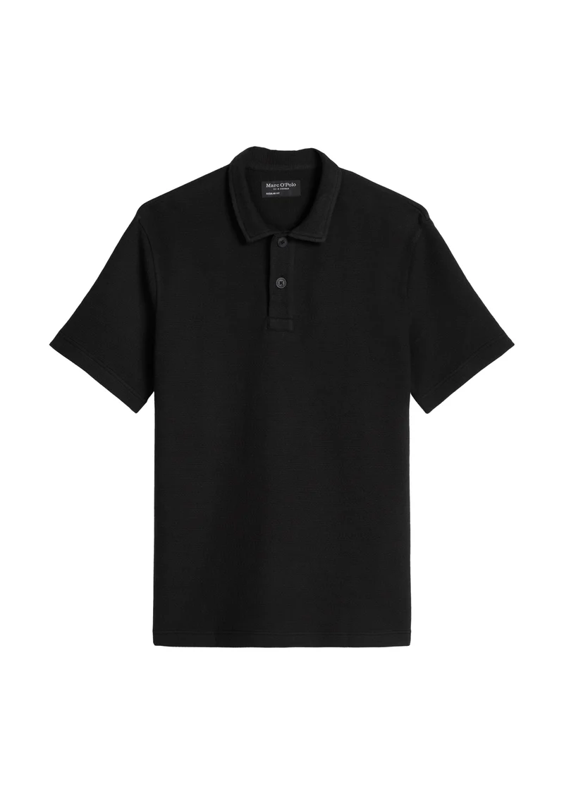 Jersey Poloshirts Shortsleeve, Black