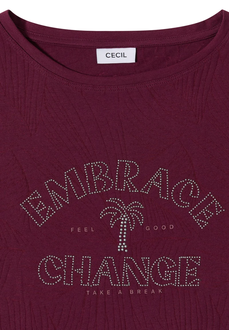 TOS Embrace Change Burnout FP, sweet grape red
