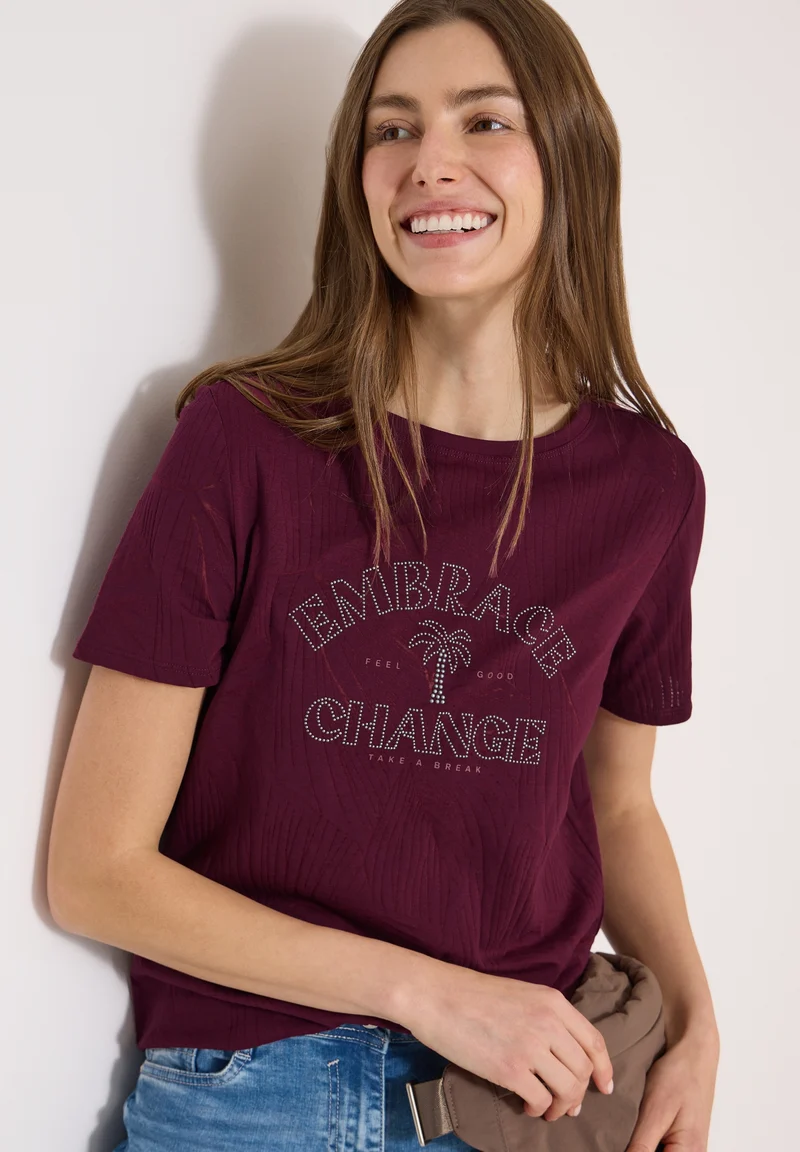 TOS Embrace Change Burnout FP, sweet grape red