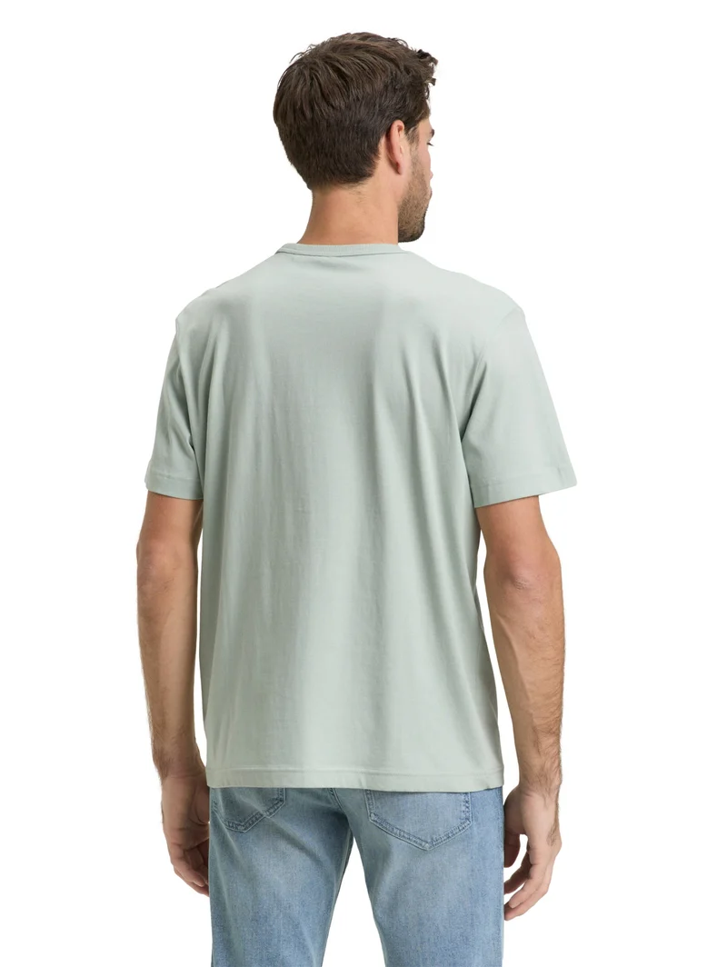 photoprint t-shirt, soft greyish green