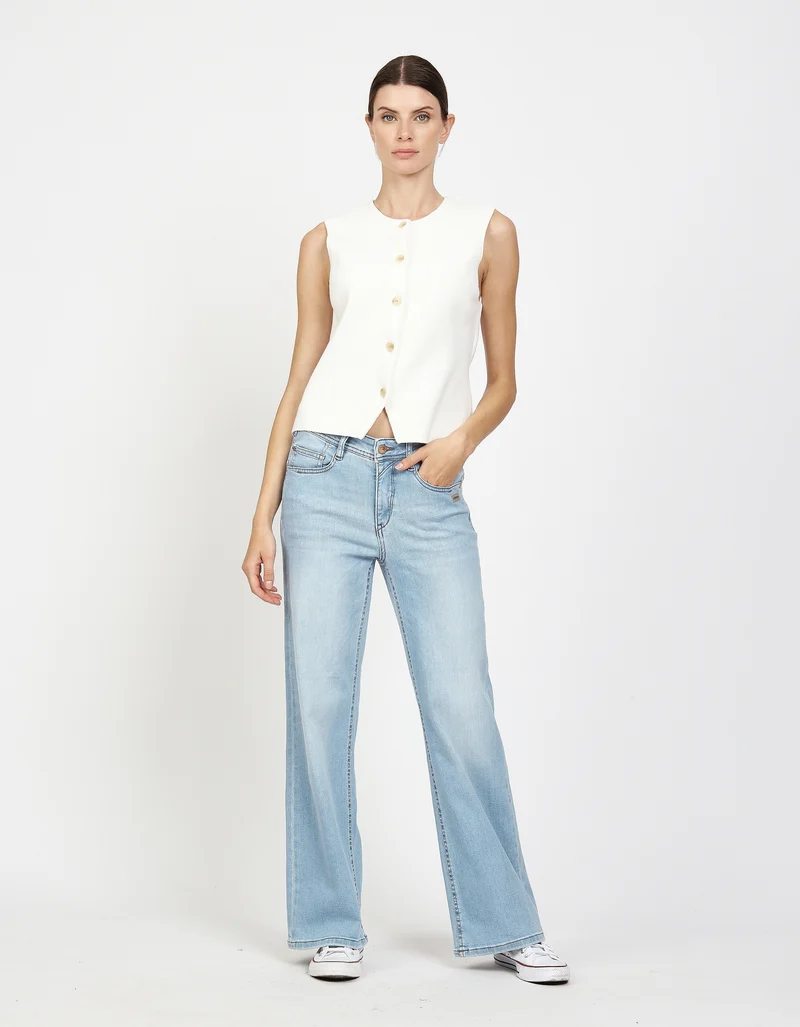 94AMELIE WIDE, chilled blue