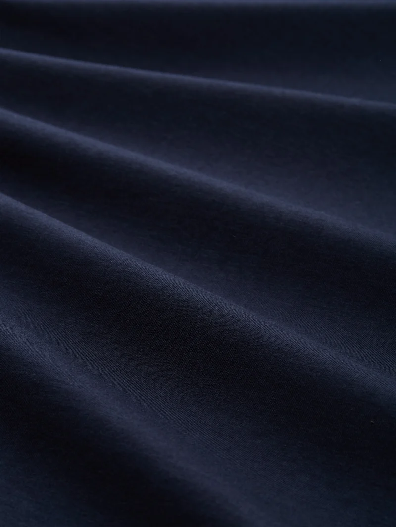 fitted basic t-shirt, sky captain blue