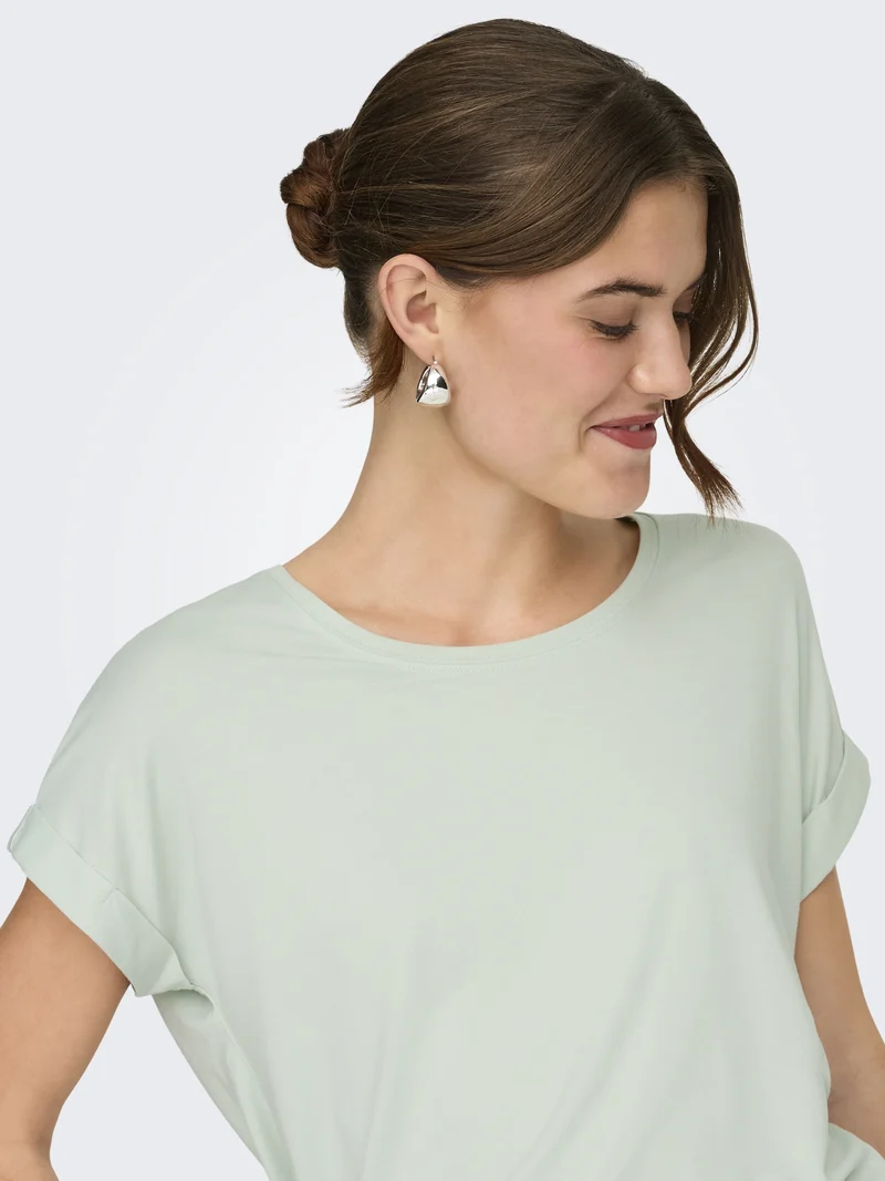 ONLMOSTER S/S O-NECK TOP NOOS JRS, Green Lily