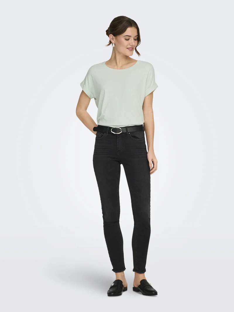ONLMOSTER S/S O-NECK TOP NOOS JRS, Green Lily