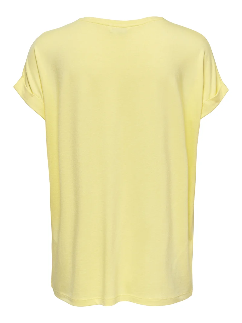 ONLMOSTER S/S O-NECK TOP NOOS JRS, Pale Banana
