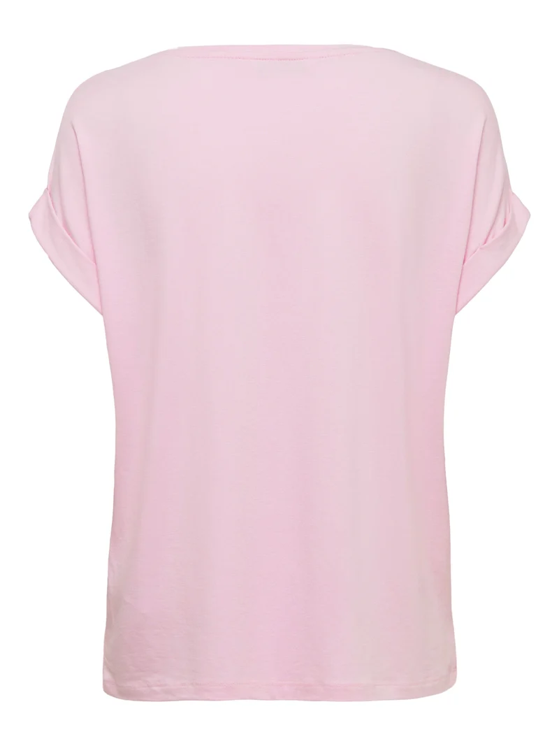 ONLMOSTER S/S O-NECK TOP NOOS JRS, Pink Lady