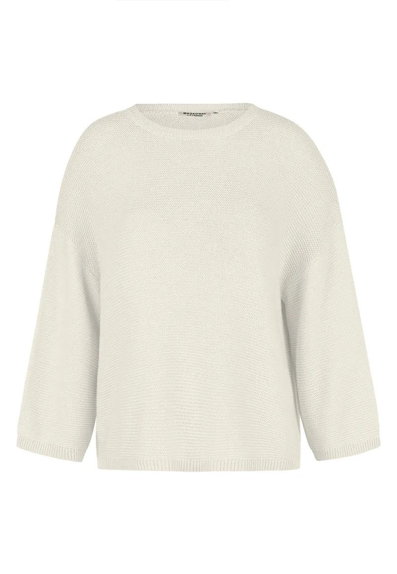 SWEATER, SOFT WHITE