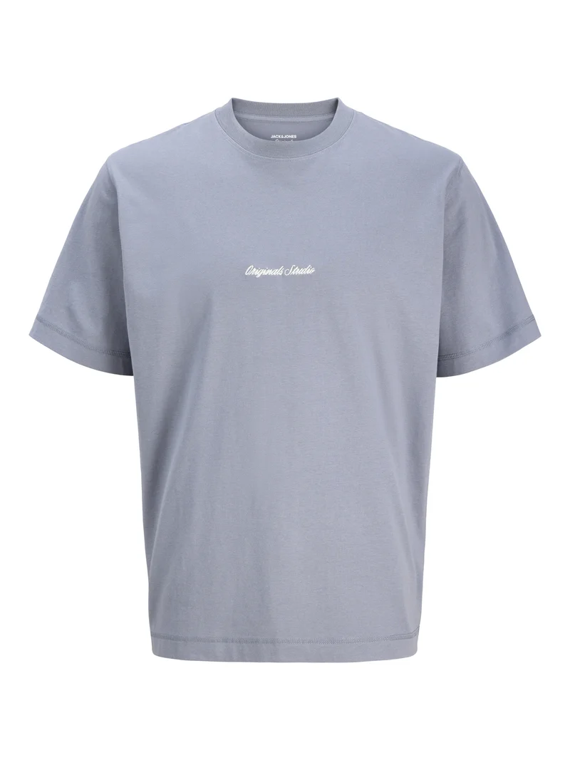JORNORREBRO EMB TEE SS CREW NECK NO, Tradewinds