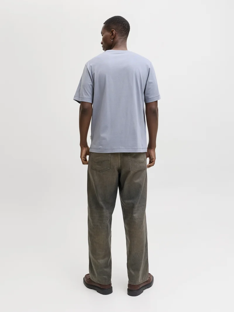 JORNORREBRO EMB TEE SS CREW NECK NO, Tradewinds