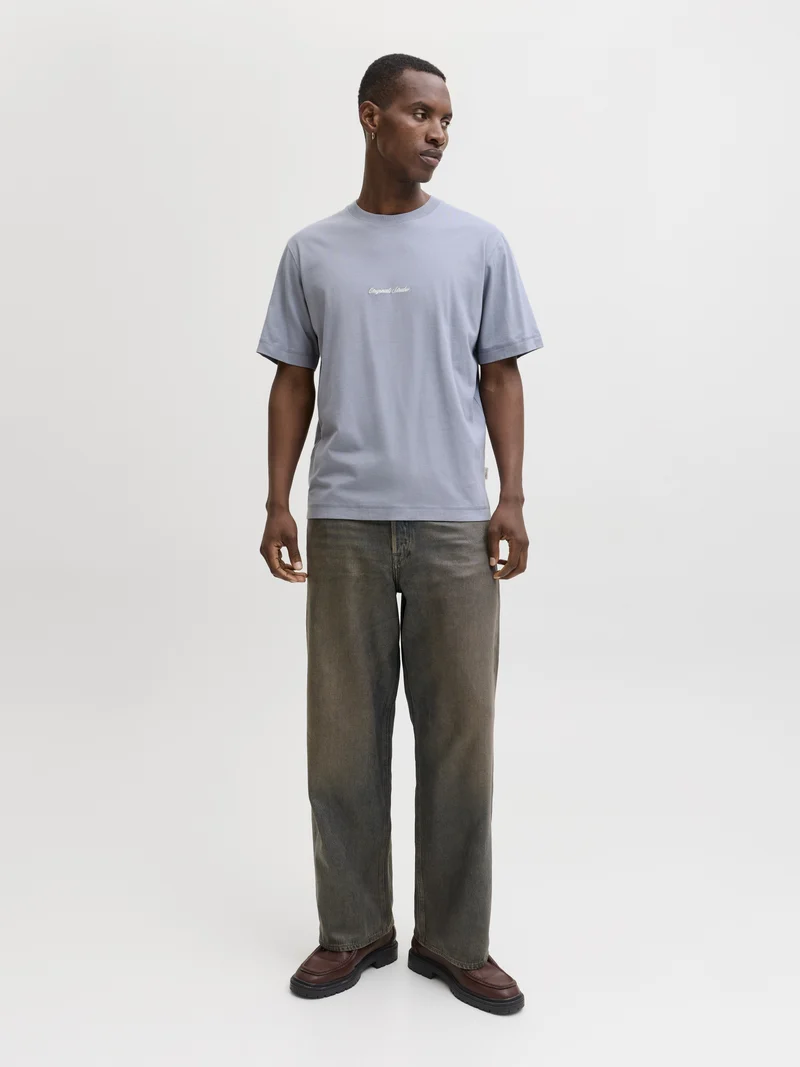 JORNORREBRO EMB TEE SS CREW NECK NO, Tradewinds