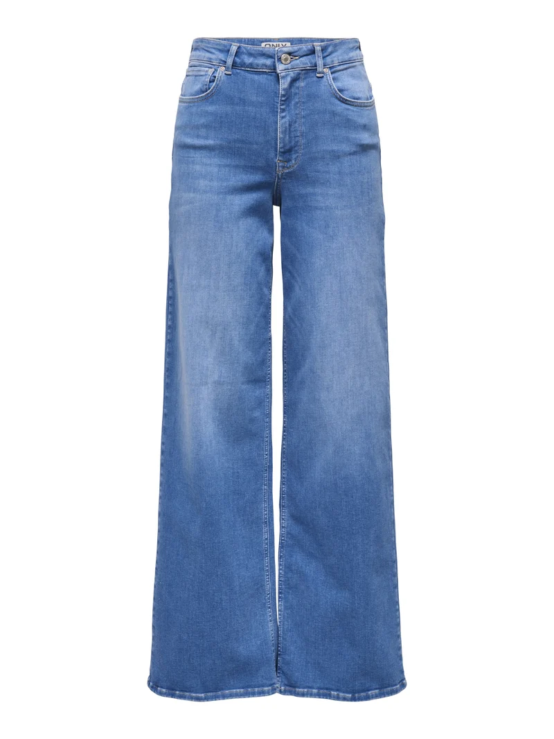 ONLMADISON BLUSH HW WIDE DNM REA262, Special Bright Blue Denim