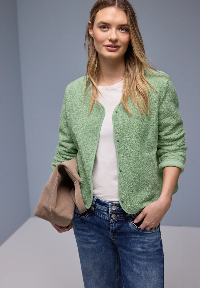 MH_QR_cool teddy jacket, pale mint green