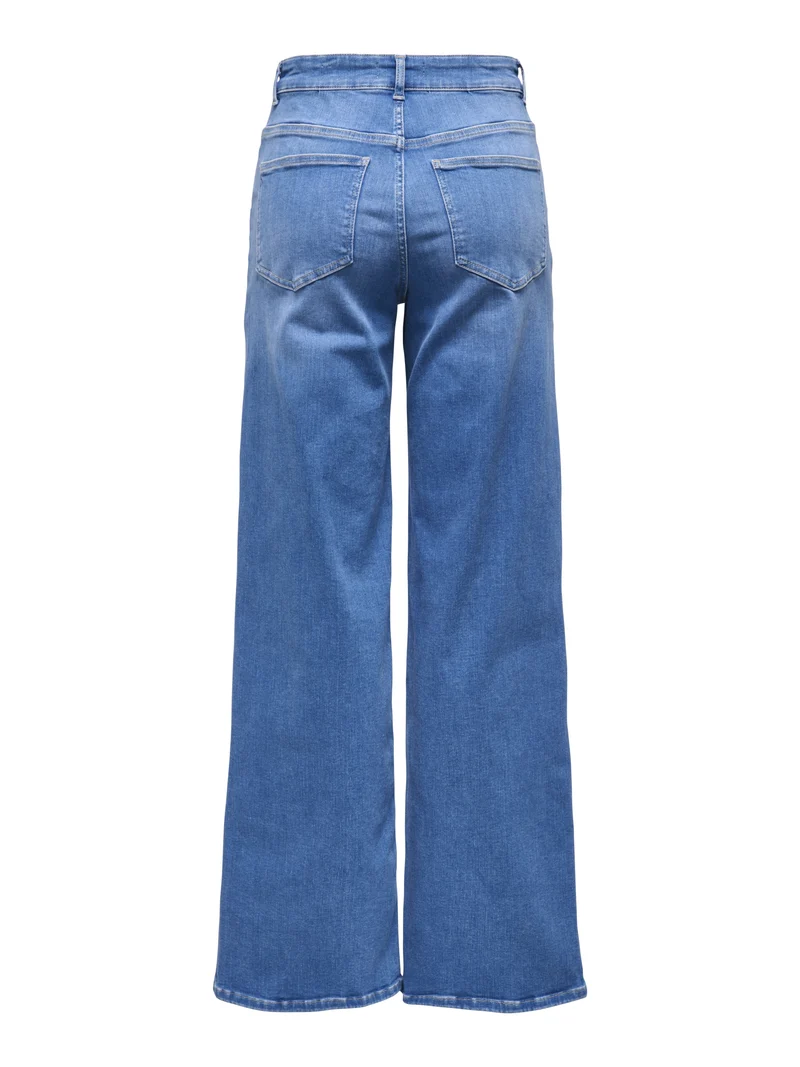 ONLMADISON BLUSH HW WIDE DNM REA262, Special Bright Blue Denim