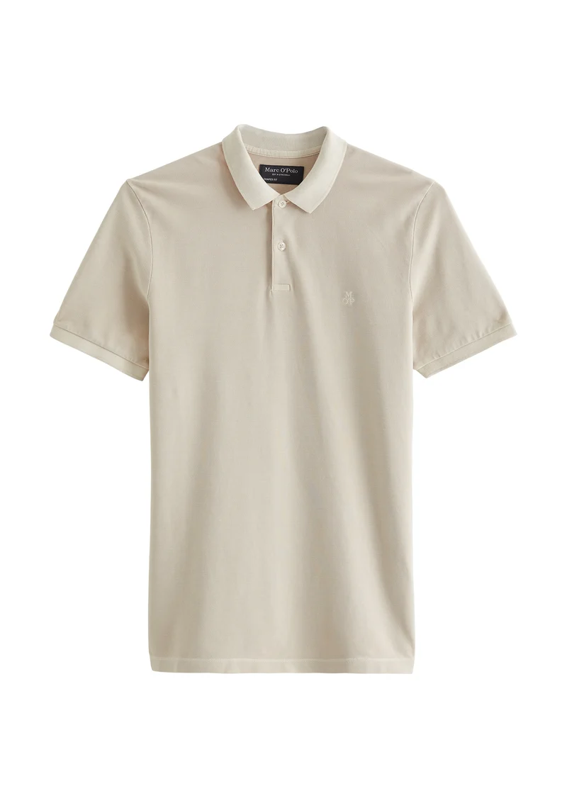 Jersey Poloshirts Shortsleeve, Light Oat