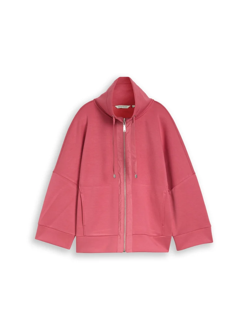 Sweatjacket scuba, cozy pink
