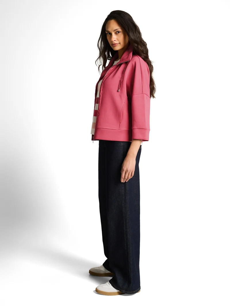 Sweatjacket scuba, cozy pink