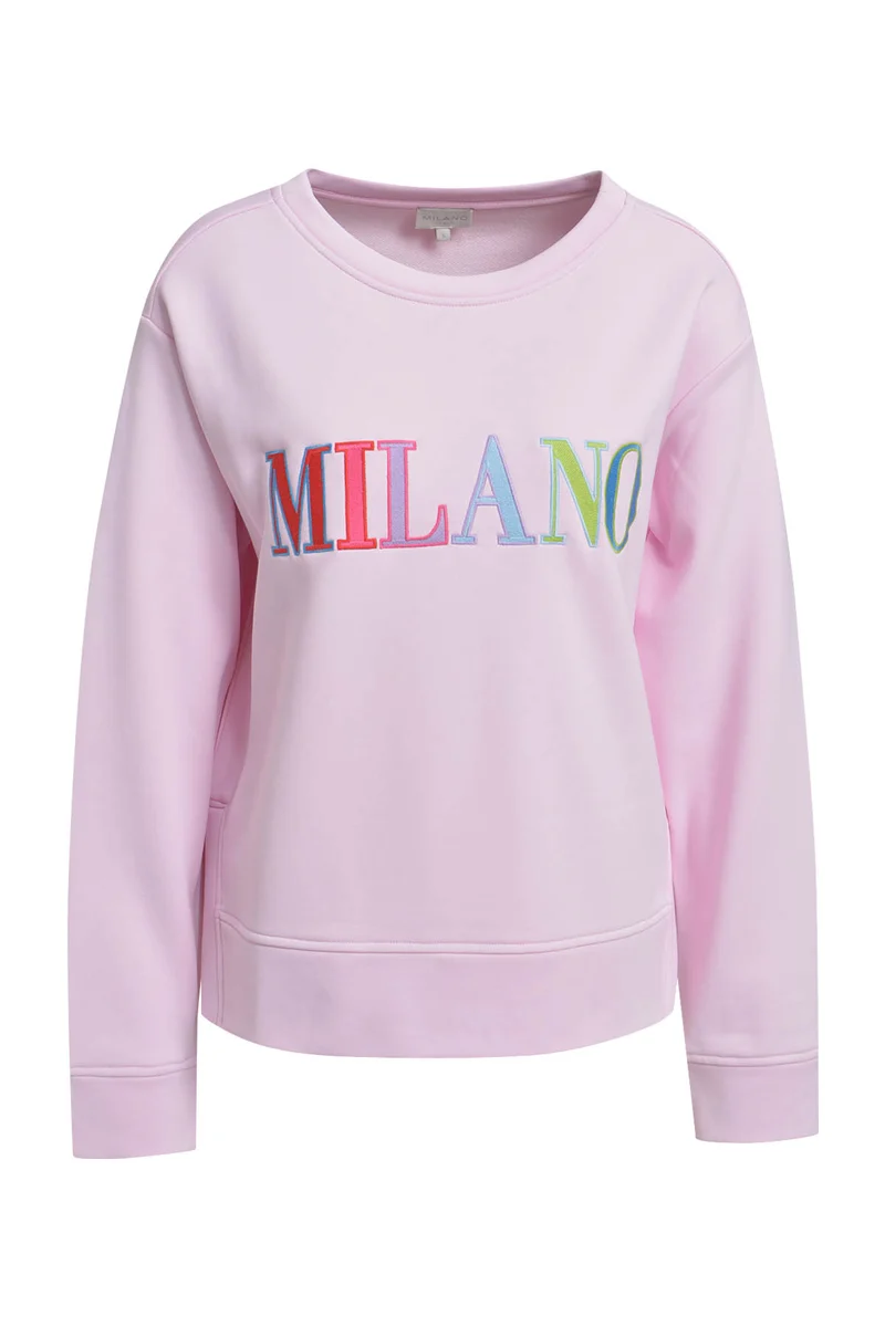ROUND NECK SWEATSHIRT W/ AW & SLITS, ROS©