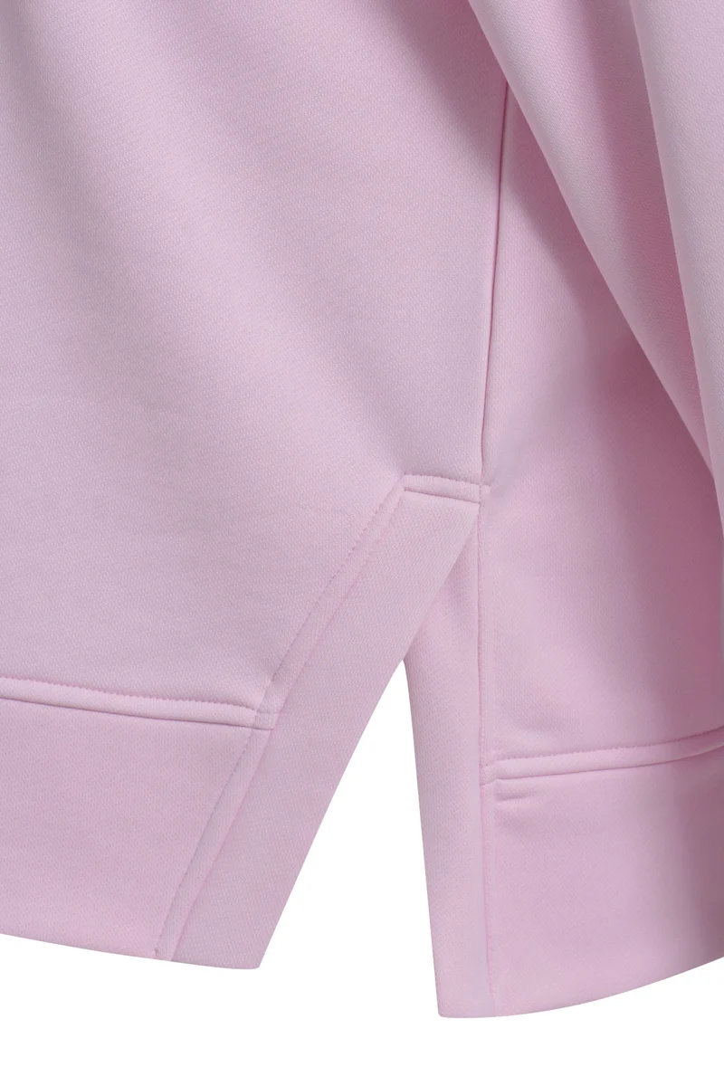 ROUND NECK SWEATSHIRT W/ AW & SLITS, ROS©