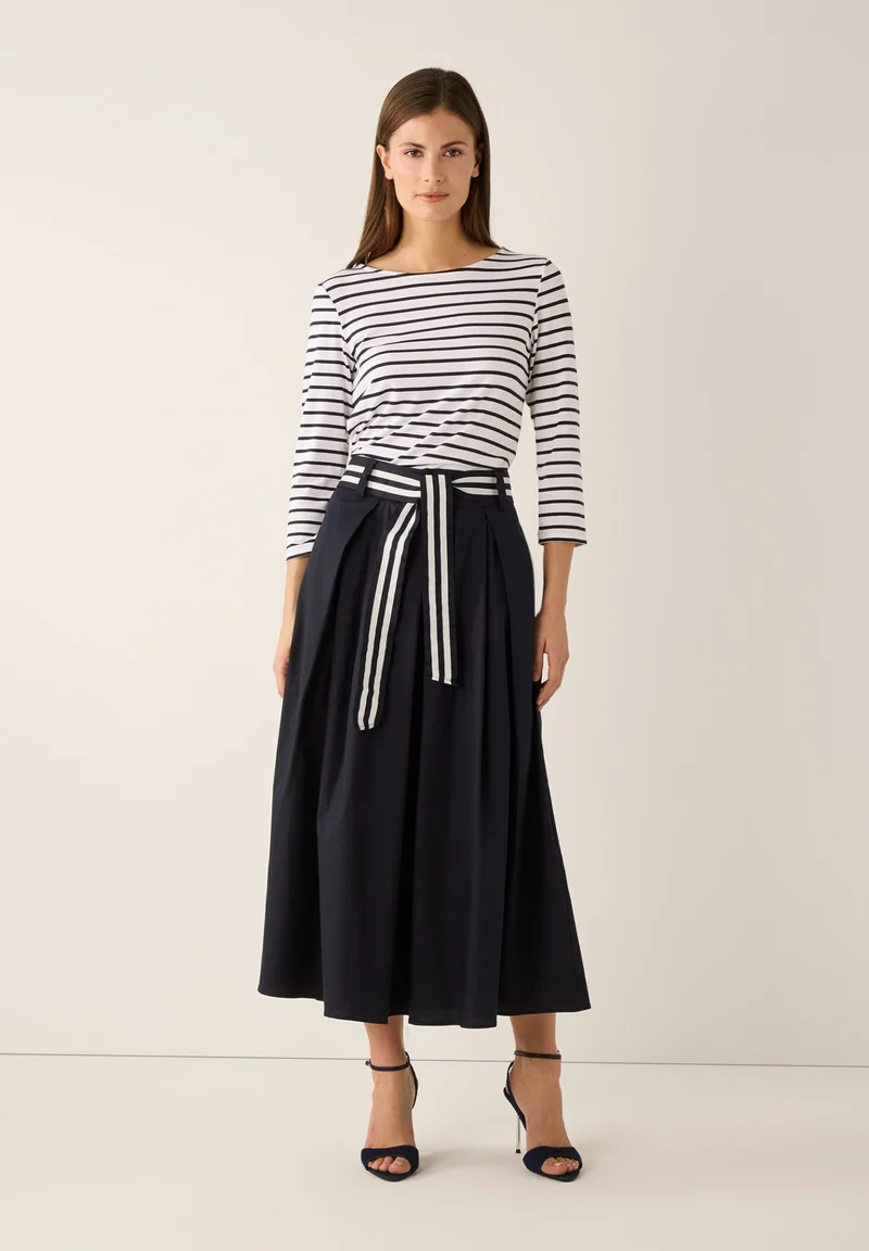 Striped Shirt, 3/4 Sleeve, jersey stripe wide