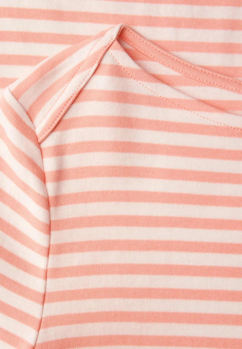 LTD QR u-boat yds stripe shirt, light apricot