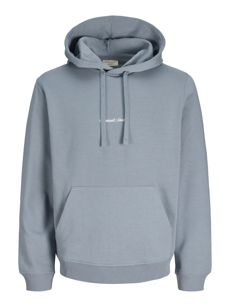 JORNORREBRO EMB SWEAT HOOD NOOS, Tradewinds