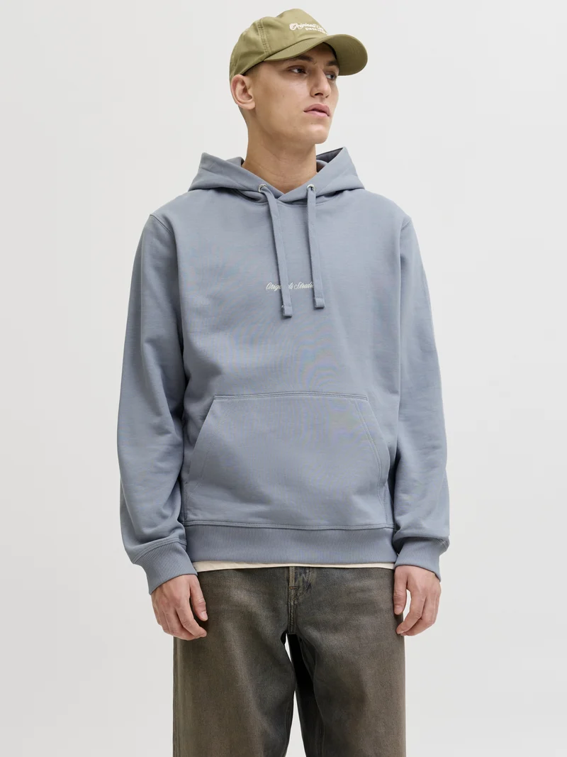 JORNORREBRO EMB SWEAT HOOD NOOS, Tradewinds