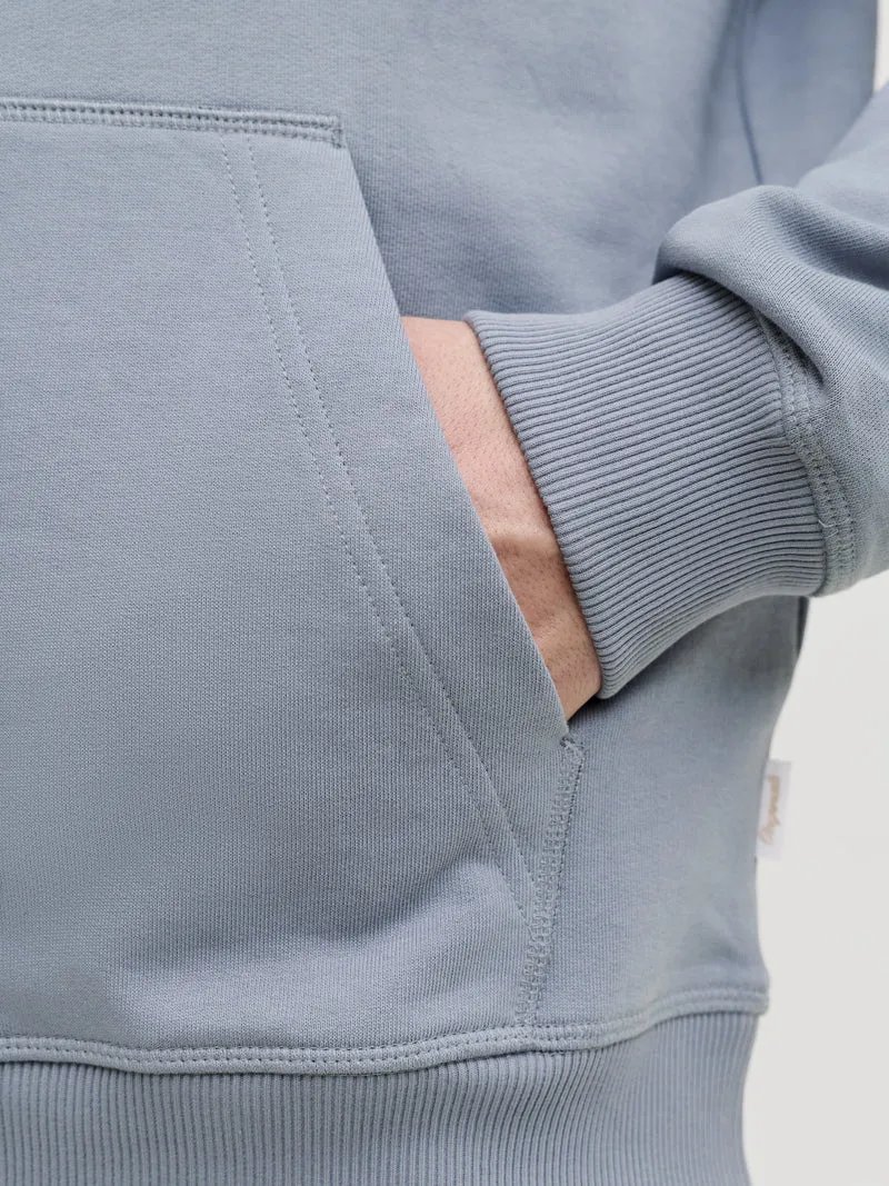 JORNORREBRO EMB SWEAT HOOD NOOS, Tradewinds