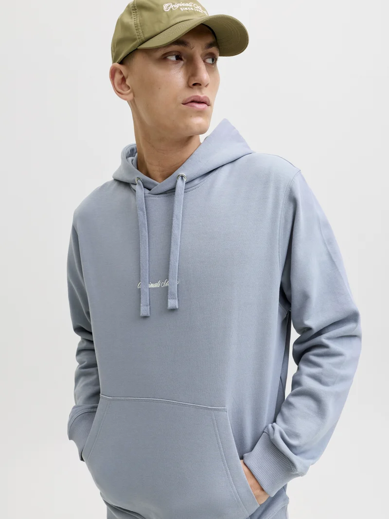 JORNORREBRO EMB SWEAT HOOD NOOS, Tradewinds