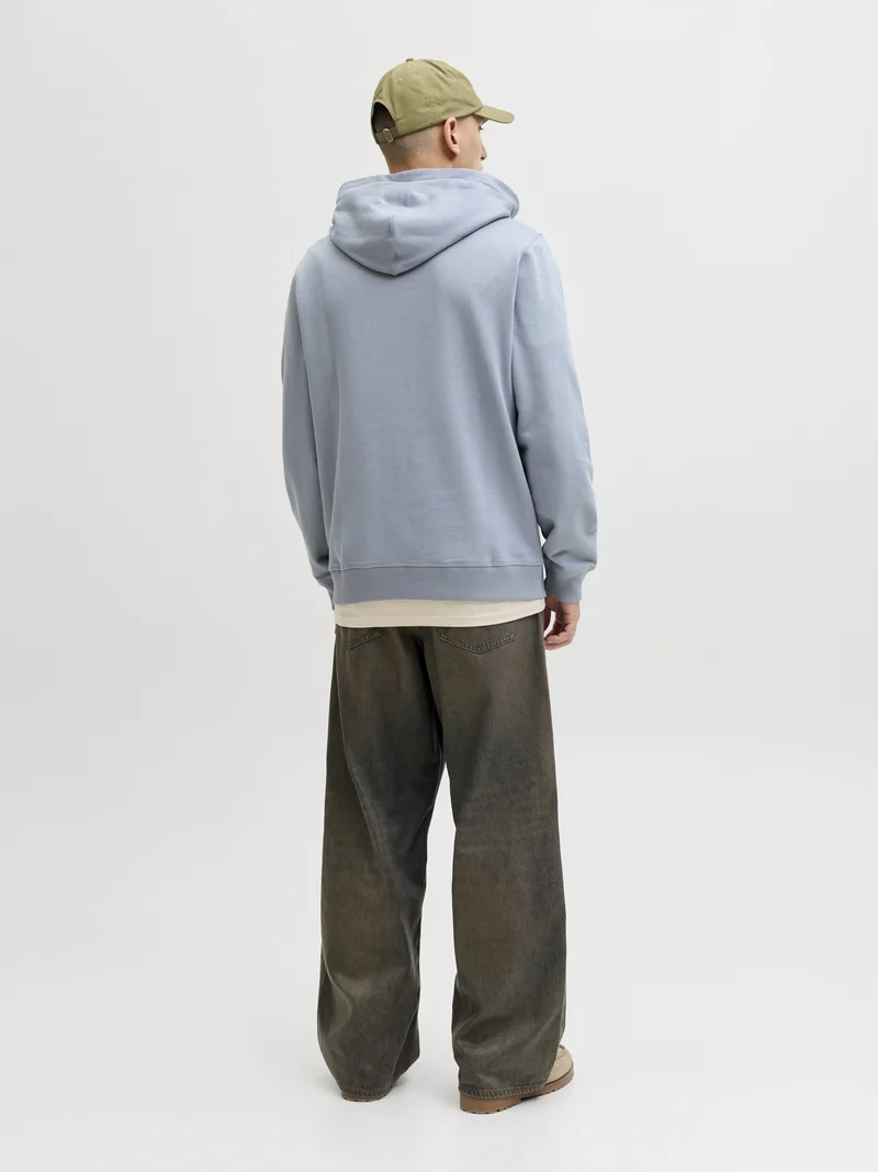 JORNORREBRO EMB SWEAT HOOD NOOS, Tradewinds