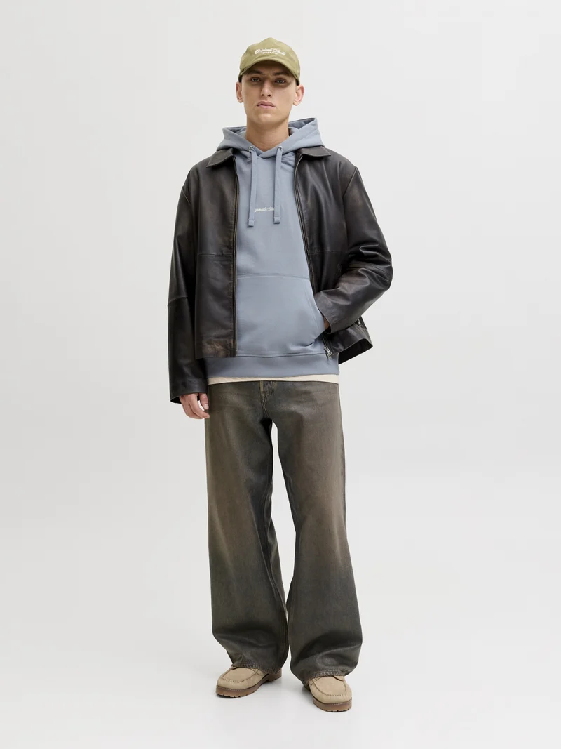 JORNORREBRO EMB SWEAT HOOD NOOS, Tradewinds
