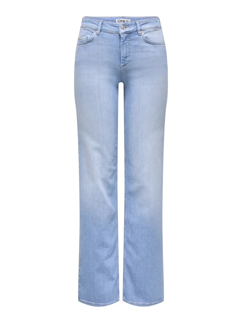 ONLBLUSH MID STRAIGHT DNM REA828 NO, Light Blue Denim