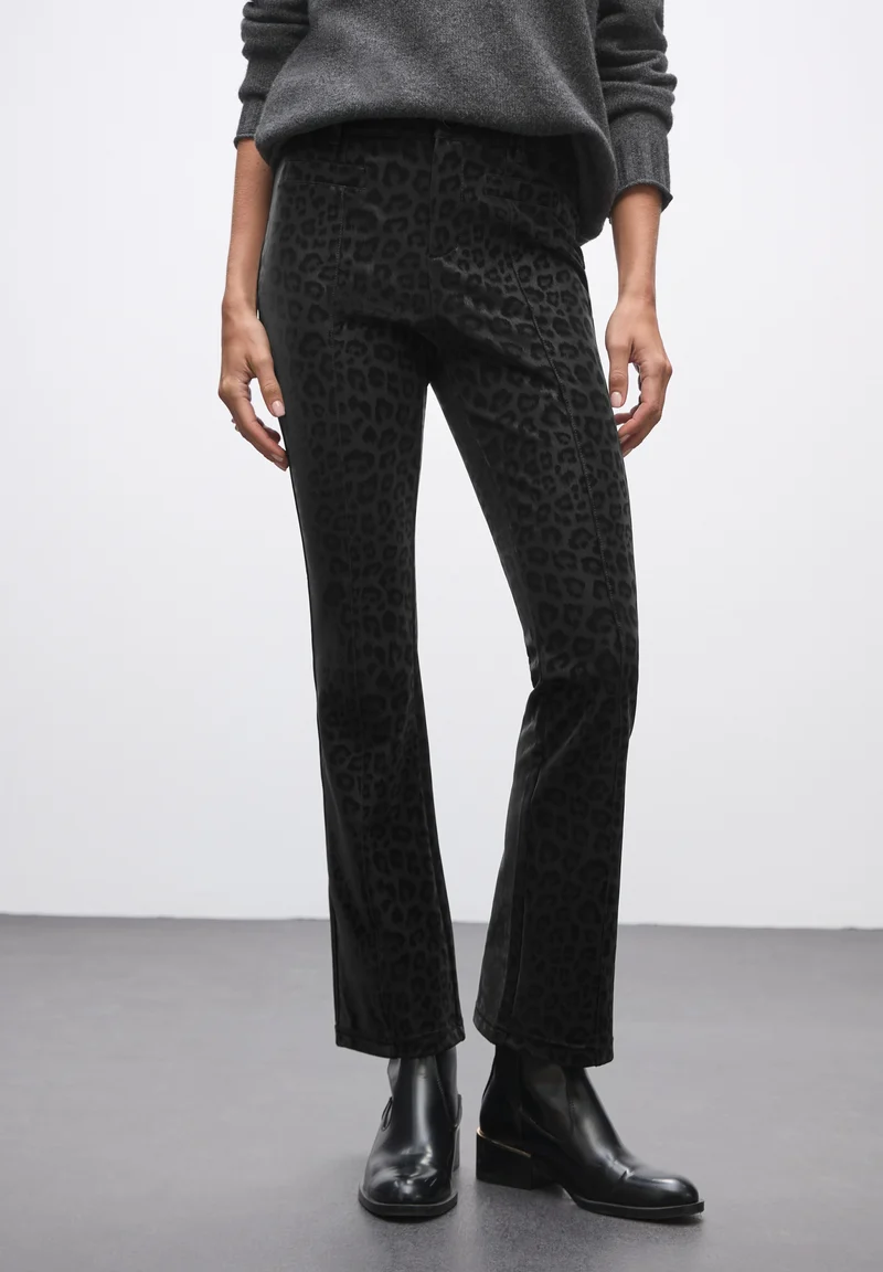 Style_York Bootcut Leo Coating, Black