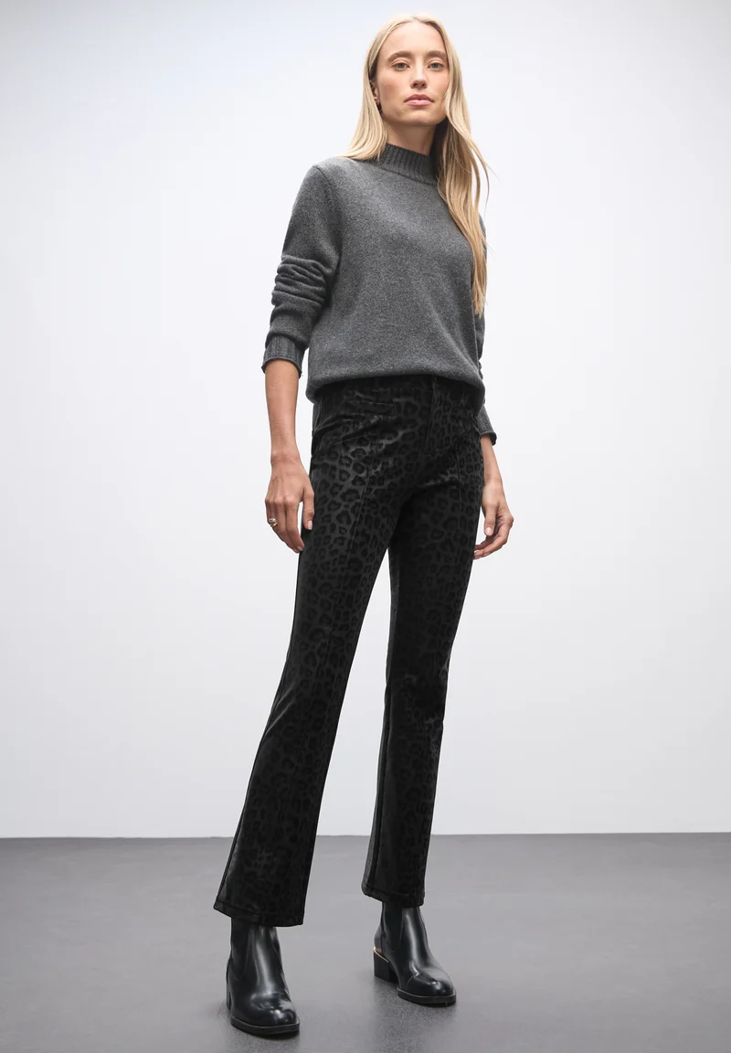 Style_York Bootcut Leo Coating, Black