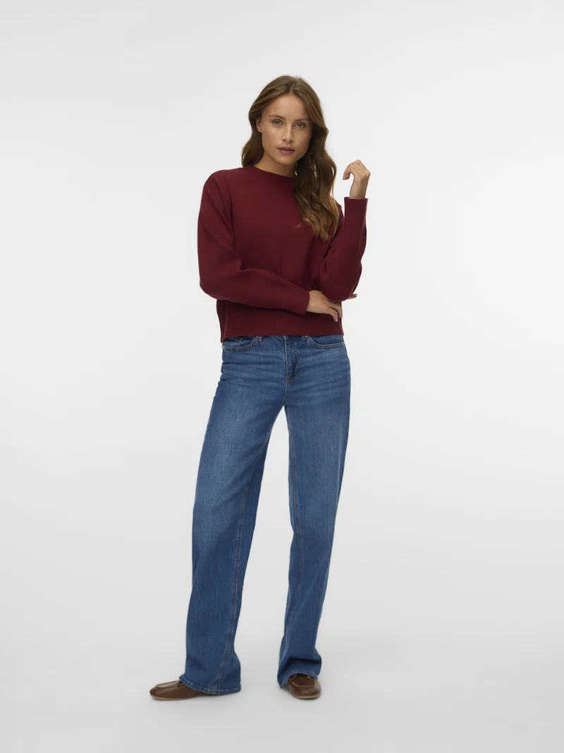 VMGOLD ART LS O-NECK PULLOVER, Syrah