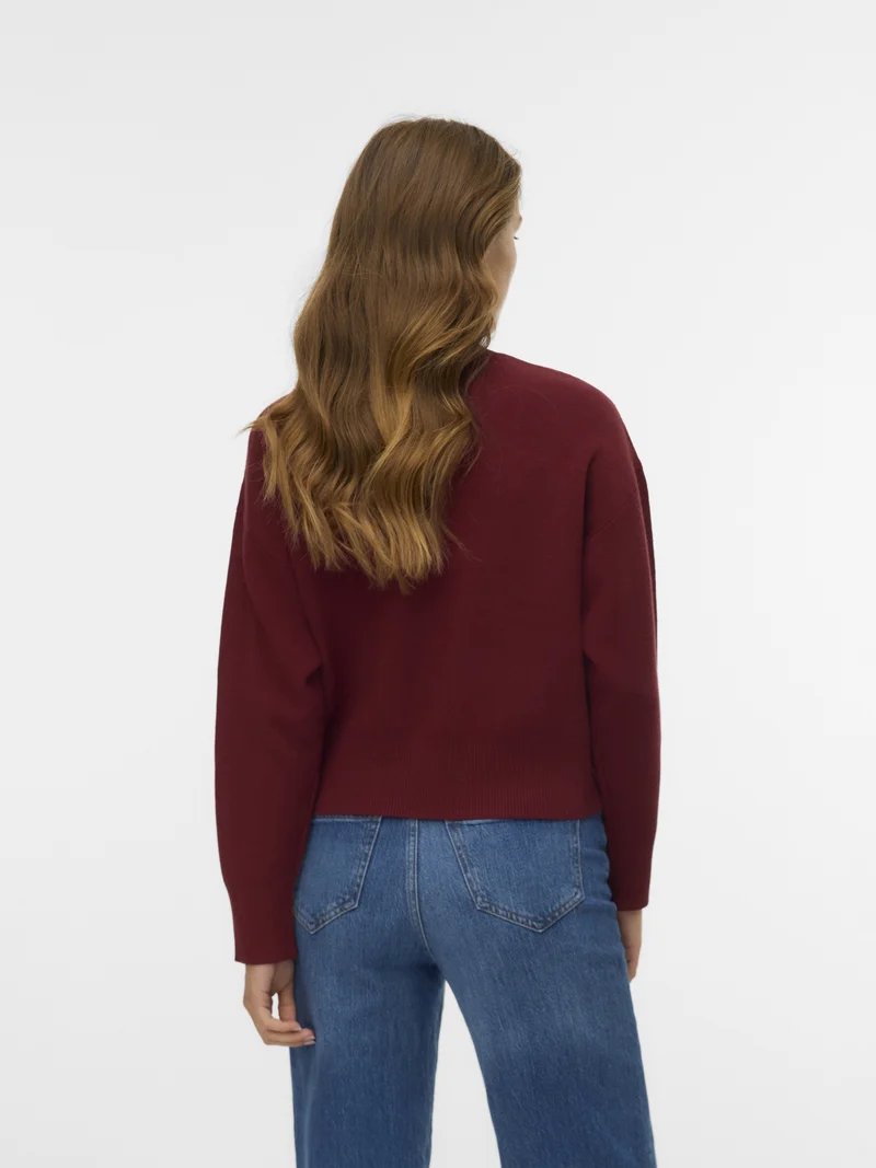 VMGOLD ART LS O-NECK PULLOVER, Syrah
