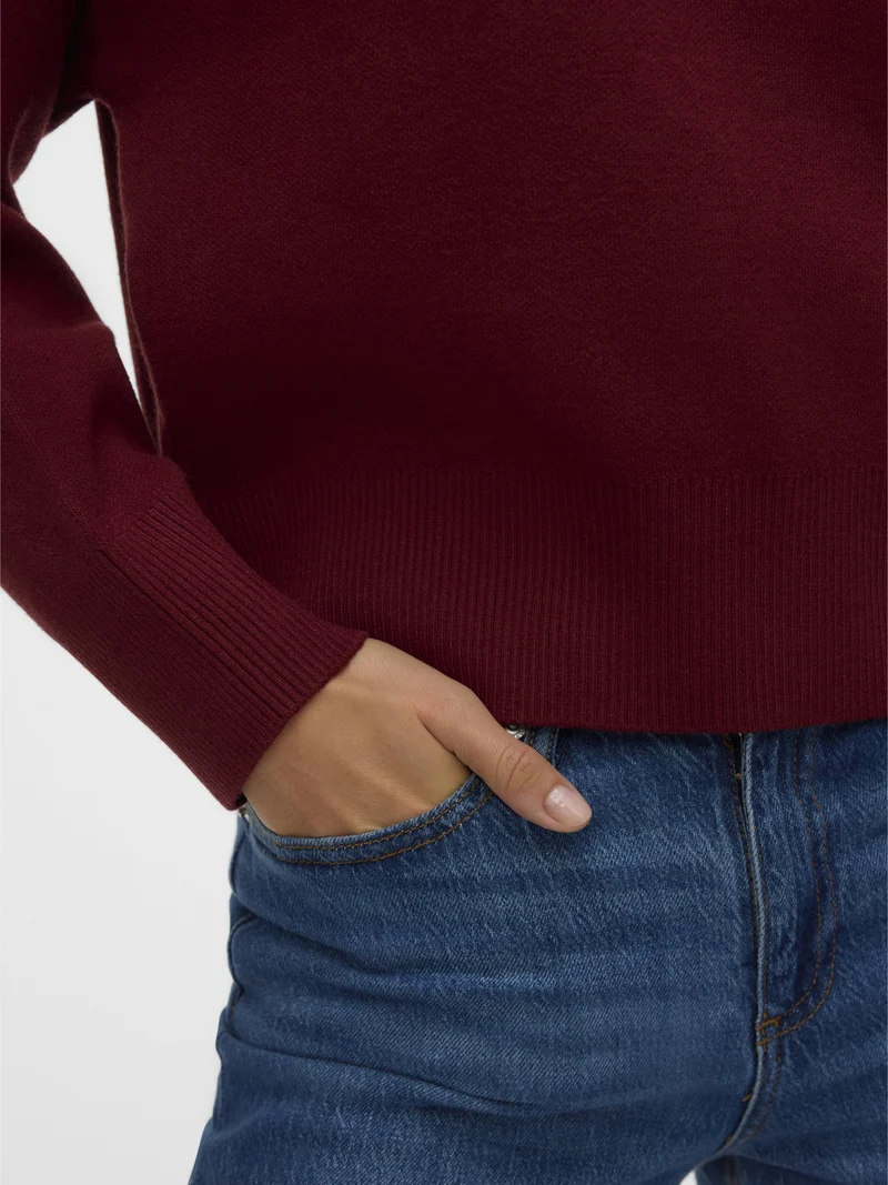 VMGOLD ART LS O-NECK PULLOVER, Syrah