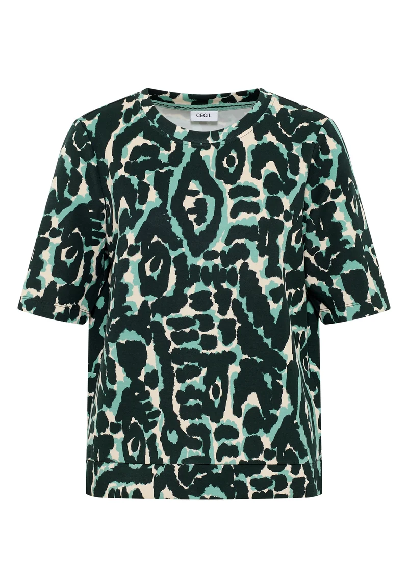 TOS AOP Soft Touch T-Shirt, ink green