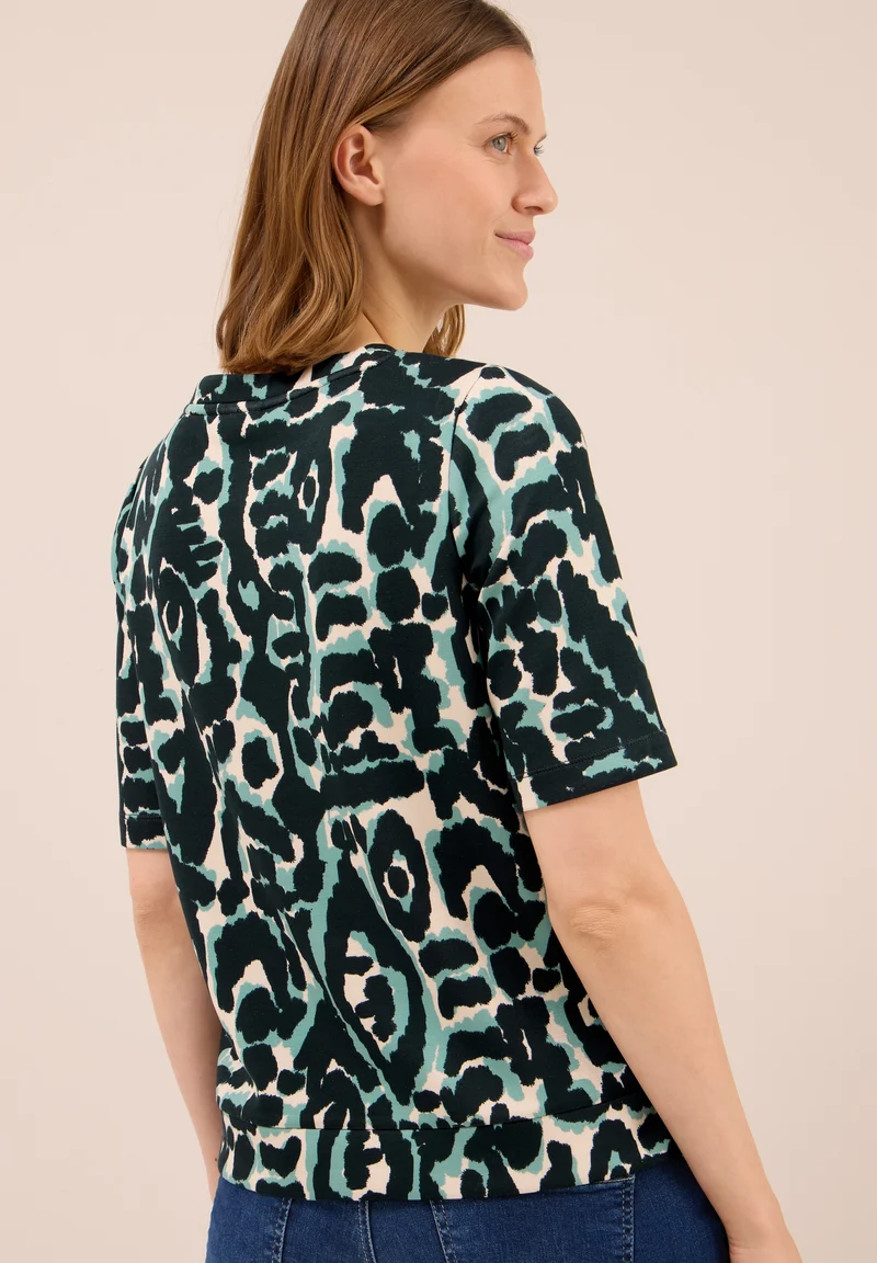 TOS AOP Soft Touch T-Shirt, ink green
