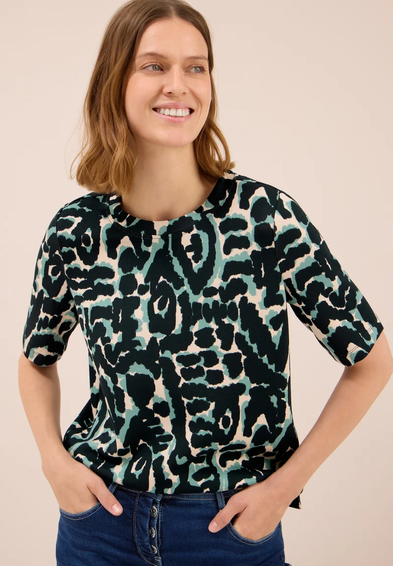 TOS AOP Soft Touch T-Shirt, ink green
