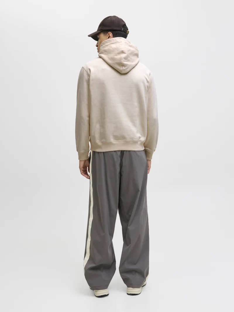 JORNORREBRO EMB SWEAT HOOD NOOS, Antique White